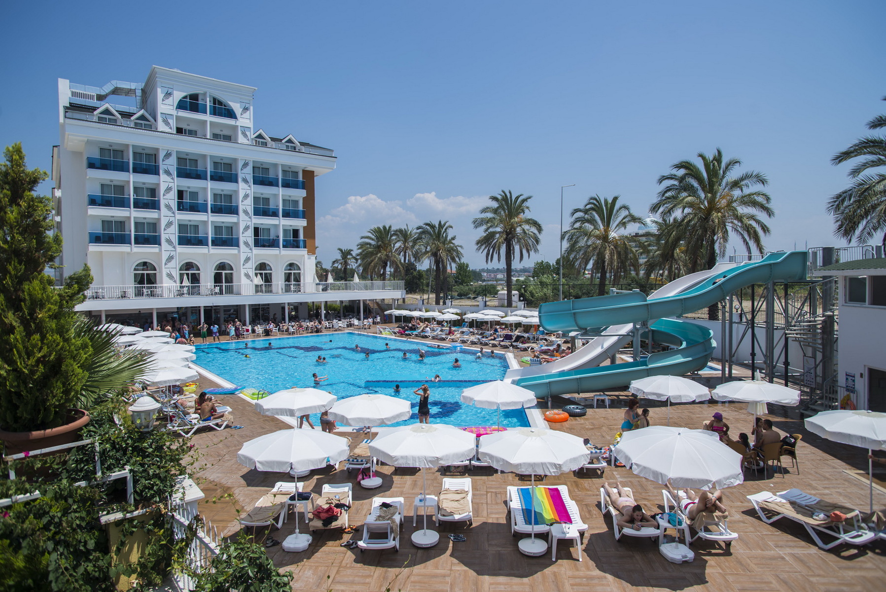 Palm World Resort & Spa Side / Türkei- Side / aussenansicht pool