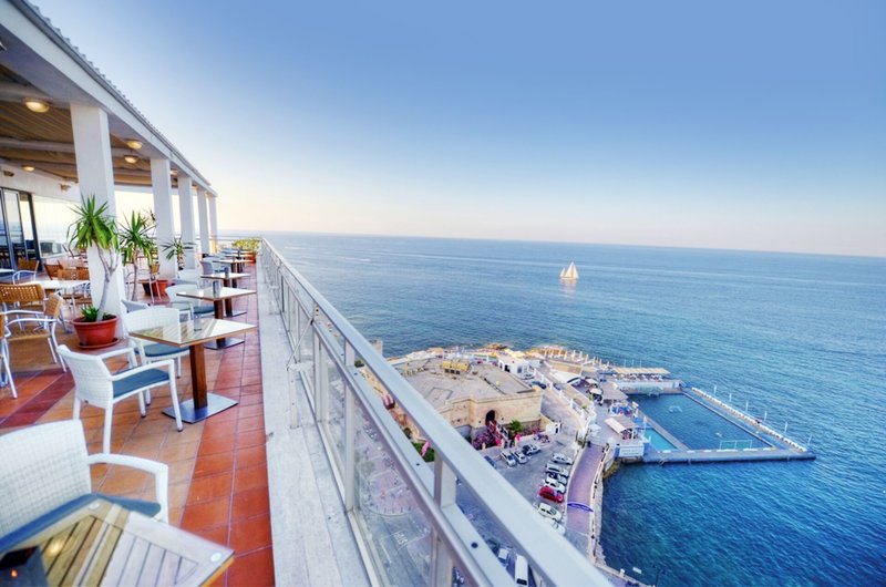 The Preluna Hotel / Malta - Sliema / terrasse