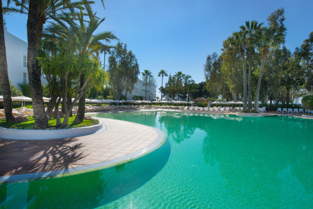Iberostar Ciudad Blanca / Spanien - Mallorca / pool palmen